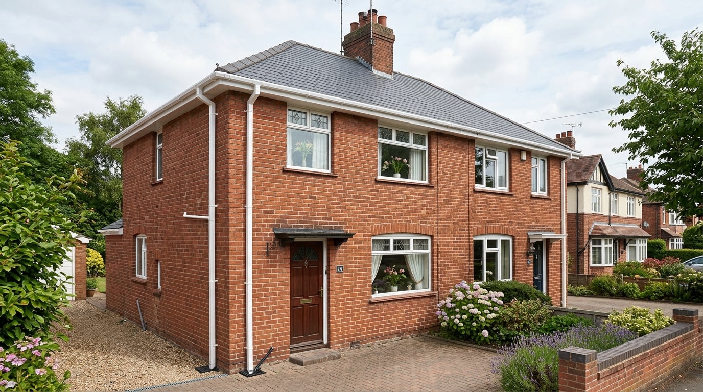 Professional guttering installation
